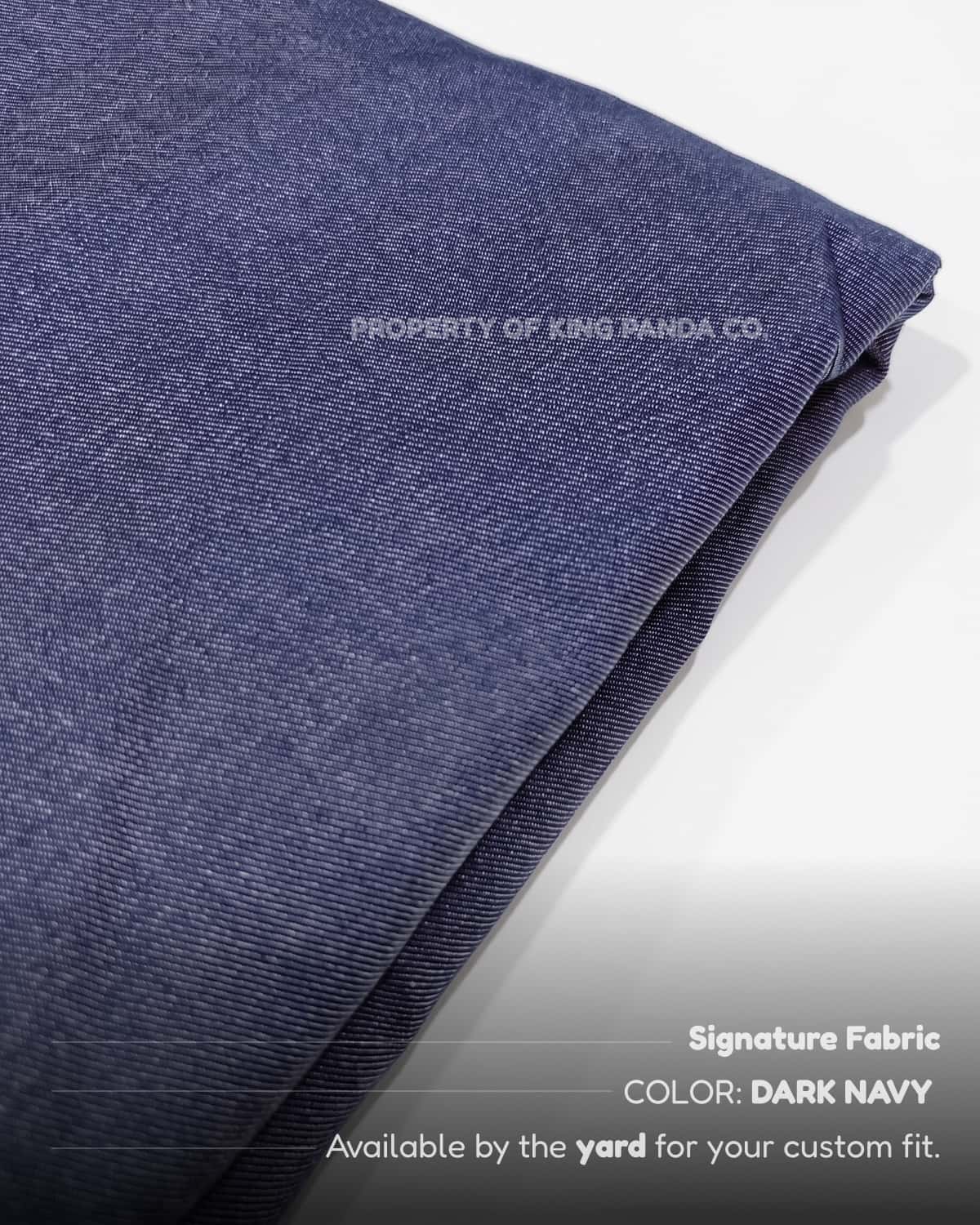 King Panda Signature Fabric - Dark Navy